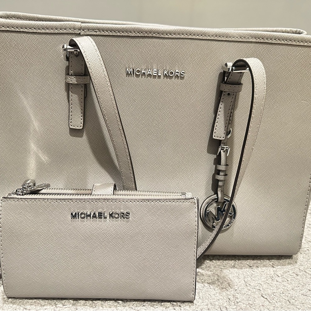 Michael Kors Gray Women's Bag Set